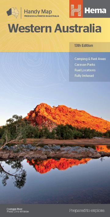 Western Australia Handy Map : 13th Edition - Base Camp Australia