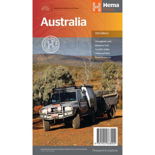 Australia Large Map : 11th Edition - Base Camp Australia