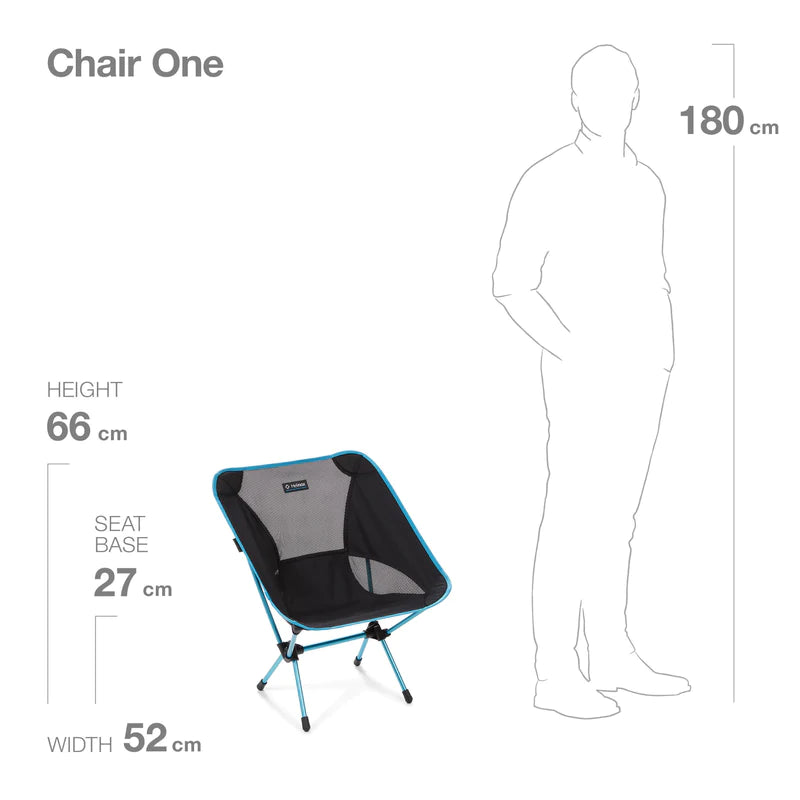 Helinox Chair One - All Black - Base Camp Australia