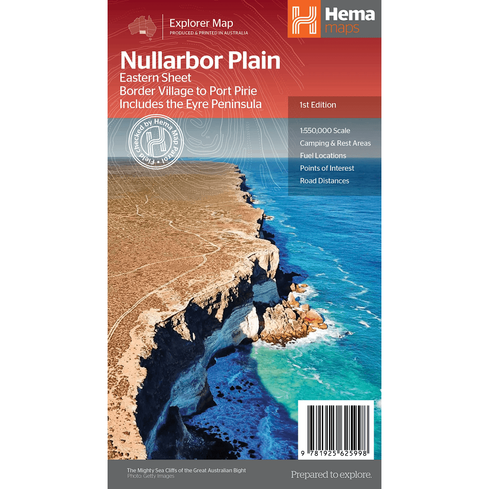 Nullarbor Plain - Eastern Map : 1st Edition - Base Camp Australia