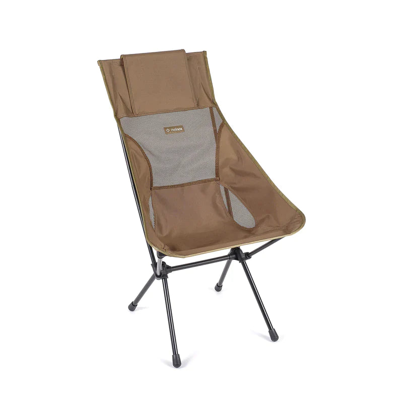 Helinox Sunset Chair Lightweight High Back Camp Chair - Coyote Tan - Base Camp Australia
