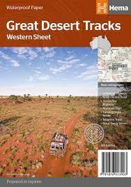 Hema Great Desert Tracks Western Sheet : 8th Edition - Base Camp Australia